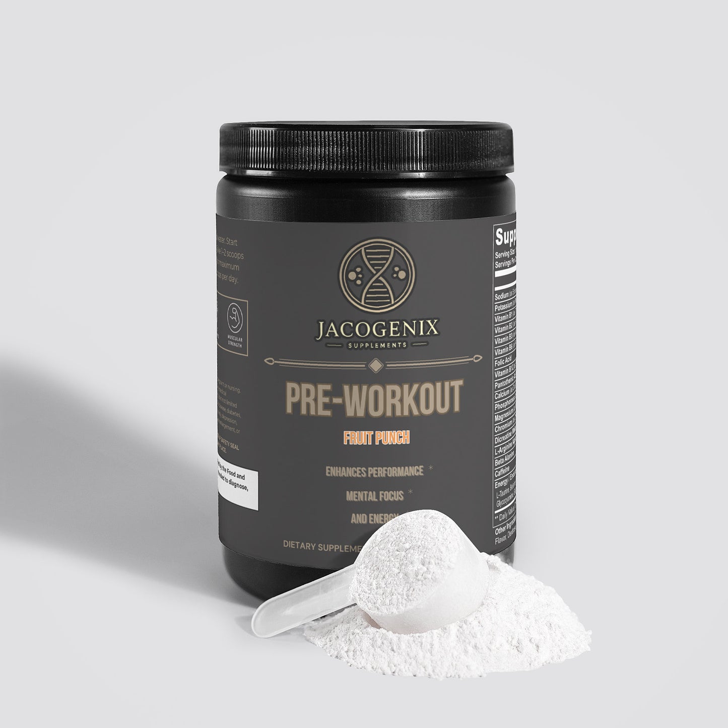 JACOGENIX PRE-WORKOUT (Fruit Punch) - Jacogenix