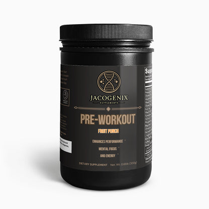 JACOGENIX PRE-WORKOUT (Fruit Punch) - Jacogenix
