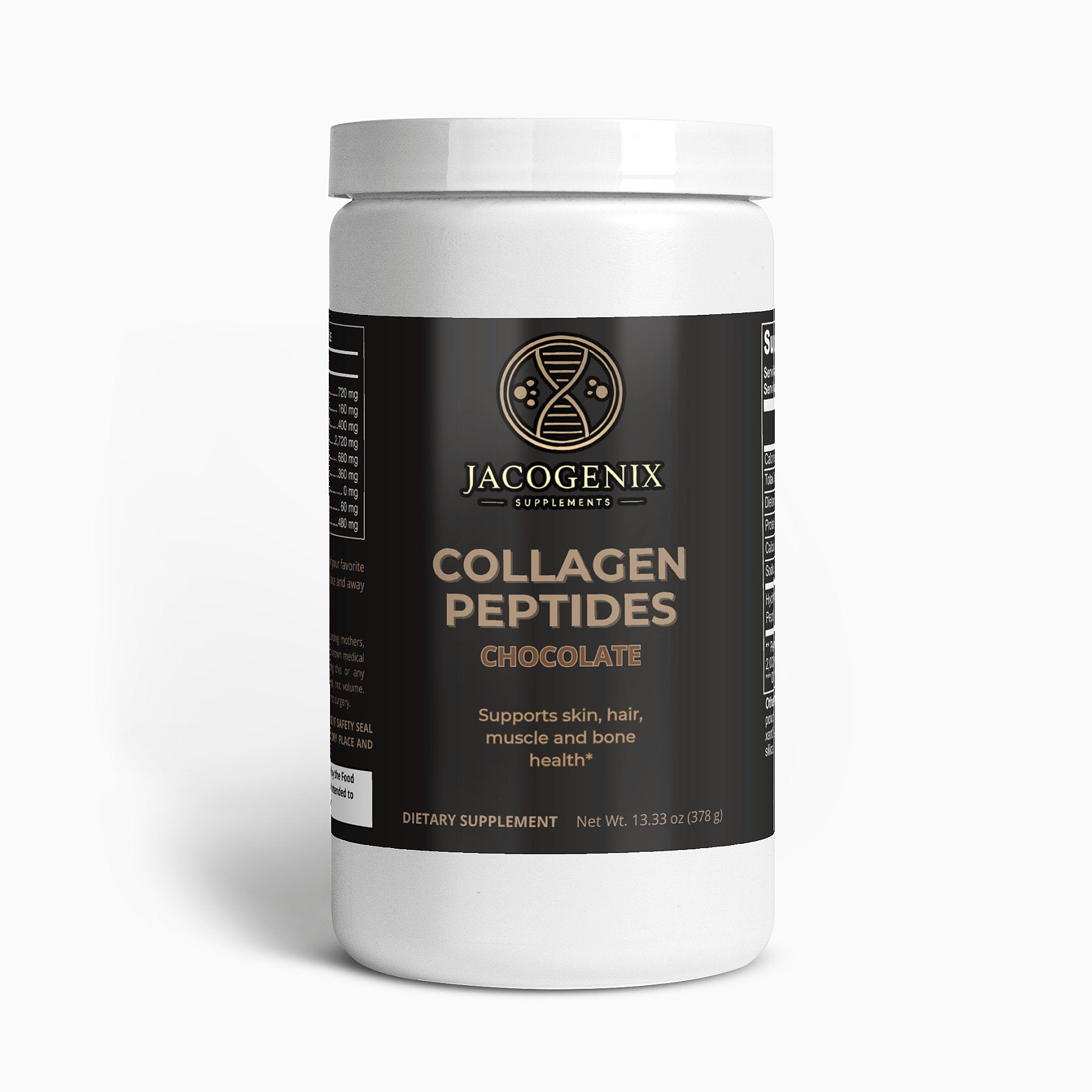 JACOGENIX COLLAGEN PEPTIDES POWDER (Sjokolade) - Jacogenix