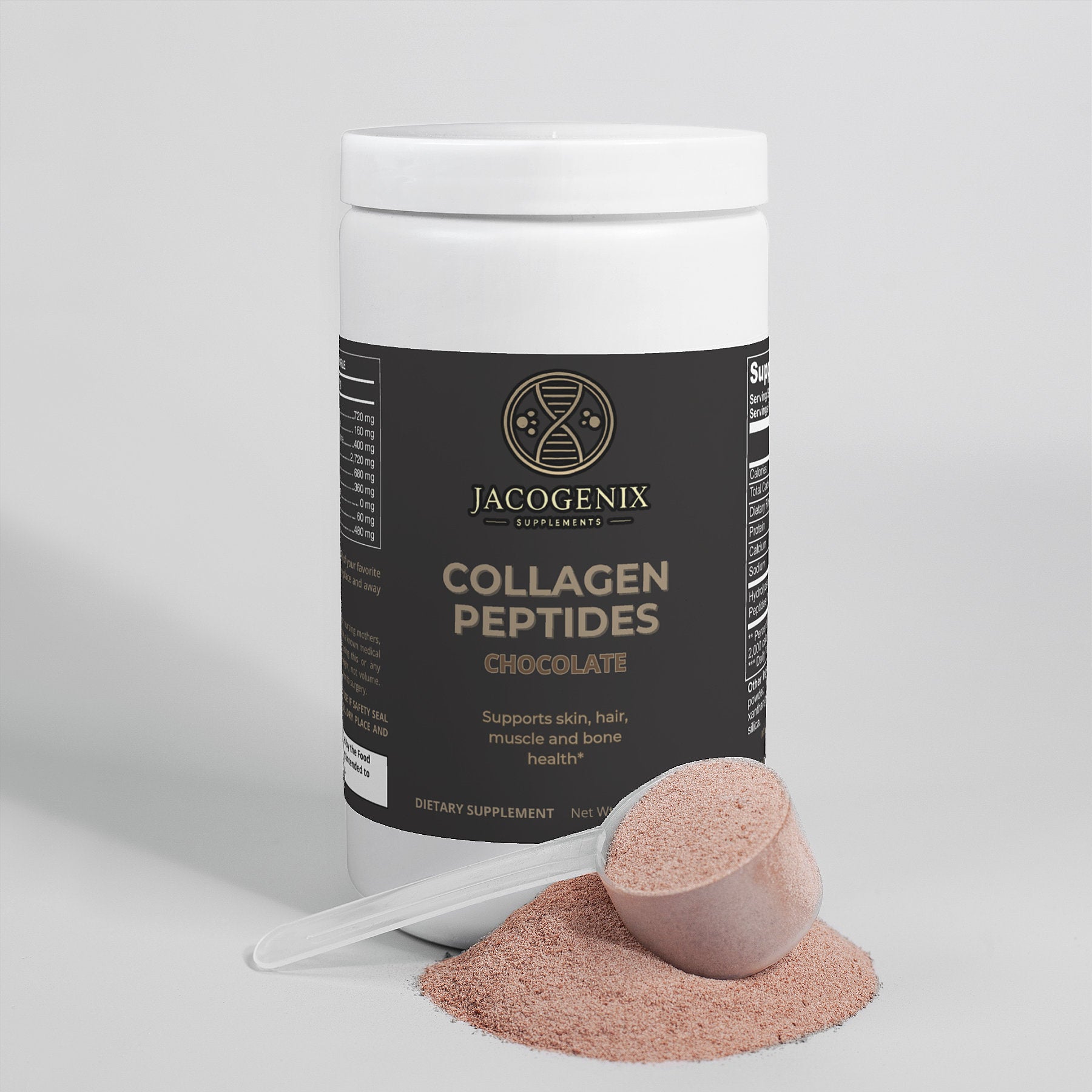 JACOGENIX COLLAGEN PEPTIDES POWDER (Sjokolade) - Jacogenix