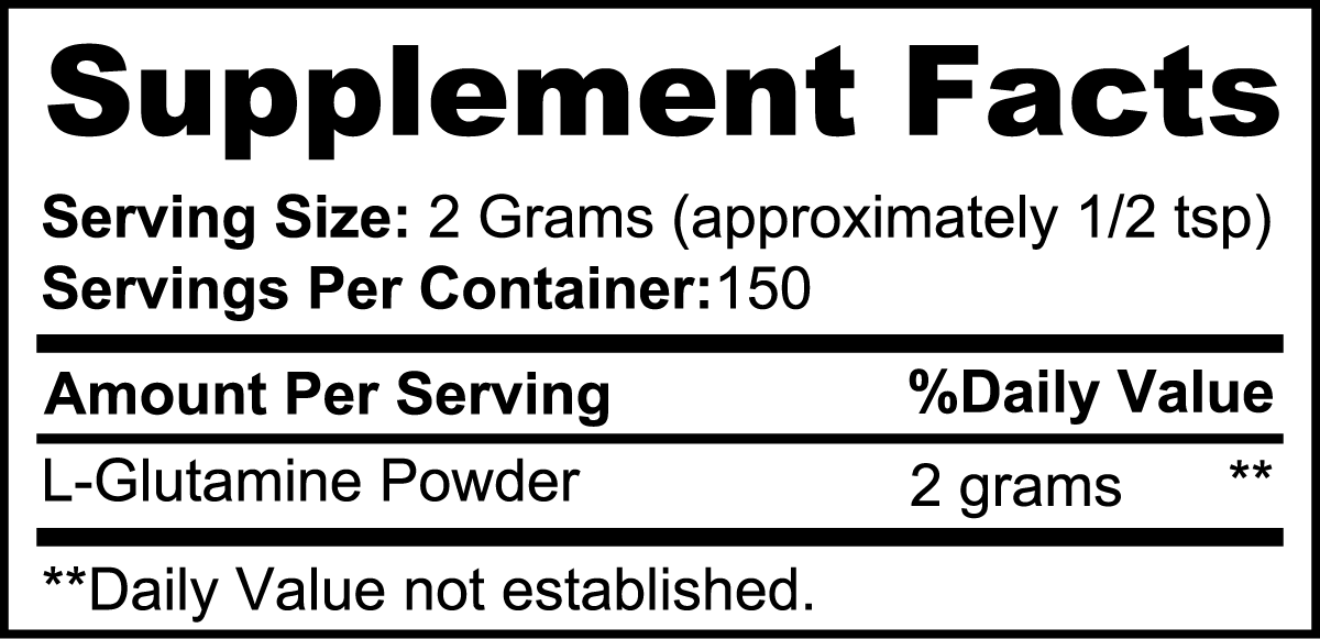 JACOGENIX L-GLUTAMINE - Jacogenix