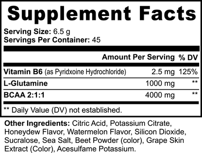 JACOGENIX BCAA RECOVERY POWDER (Vannmelon) - Jacogenix